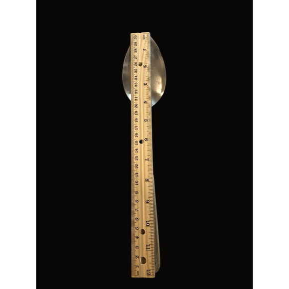 Robinson USA Stainless Steel USA Wood Handle Solid Serving Spoon Kitchen Tool - Picture 10 of 12